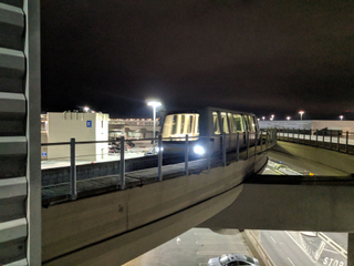 SFO AirTrain, automated people mover. Terminal 2