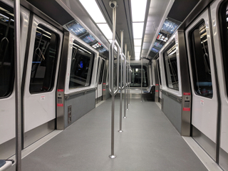 SFO AirTrain, automated people mover. Terminal 2