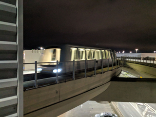 SFO AirTrain, automated people mover. Terminal 2