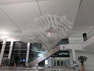Kendall Buster, Topograph (2011). At SFO, Terminal 2.