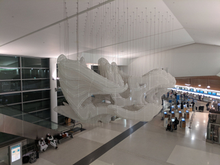 Kendall Buster, Topograph (2011). At SFO, Terminal 2.