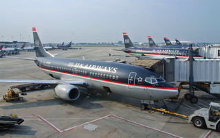 US Airways B737 in Charlotte NC