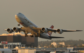 LX-VCI LAX SUNSET