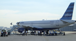 Image: Jet Blue charter in san jose