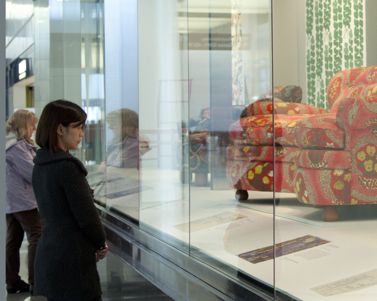 Image: Installation view of "The Enduring Designs of Josef Frank"