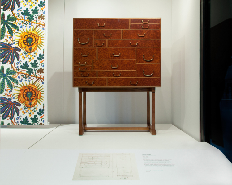 Image: Installation view of "The Enduring Designs of Josef Frank"
