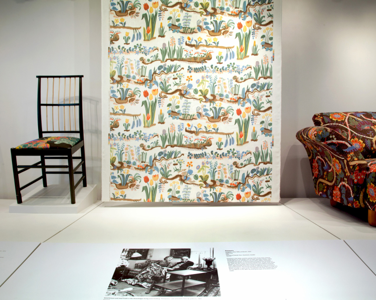 Image: Installation view of "The Enduring Designs of Josef Frank"