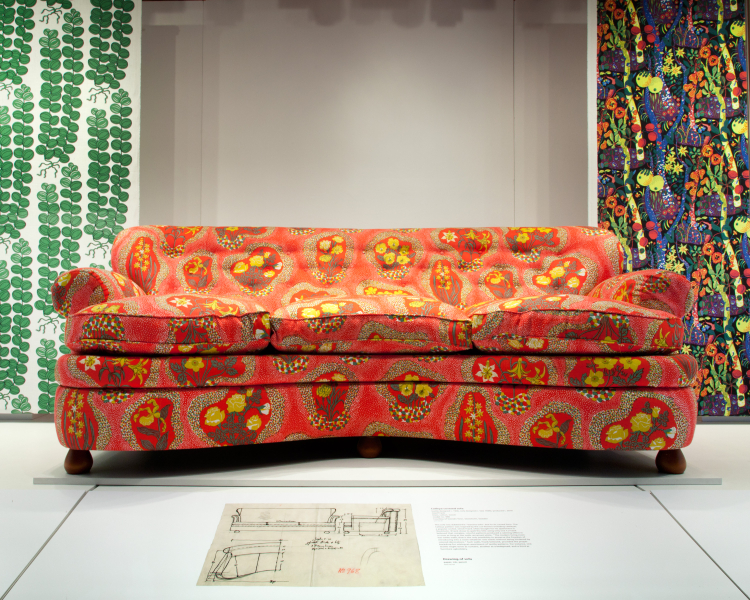 Image: Installation view of "The Enduring Designs of Josef Frank"