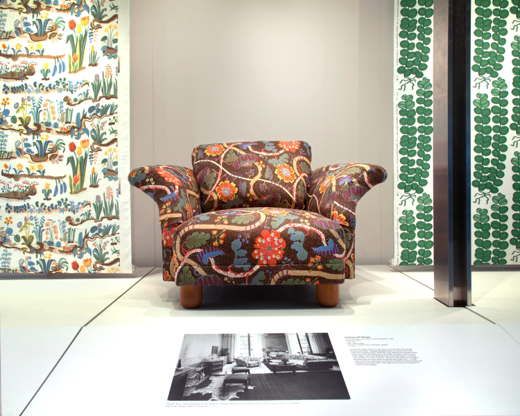Image: Installation view of "The Enduring Designs of Josef Frank"