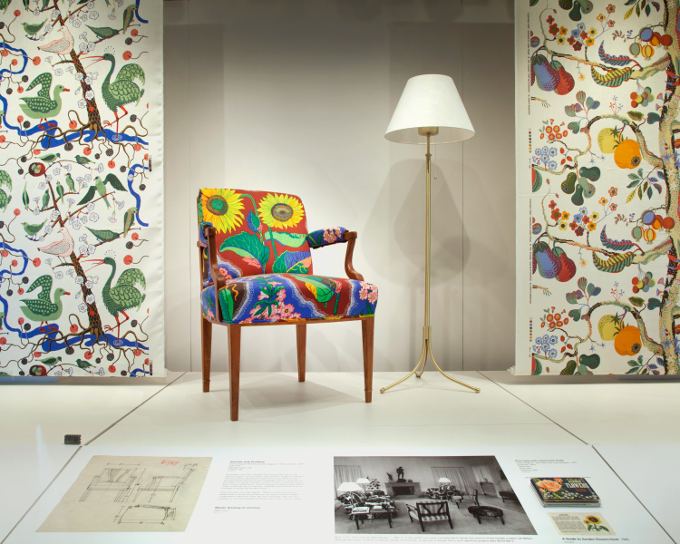 Image: Installation view of "The Enduring Designs of Josef Frank"