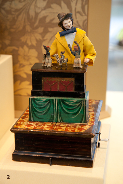 Image: Installation view of "Automata: Mechanical Wonders of the Nineteenth Century"