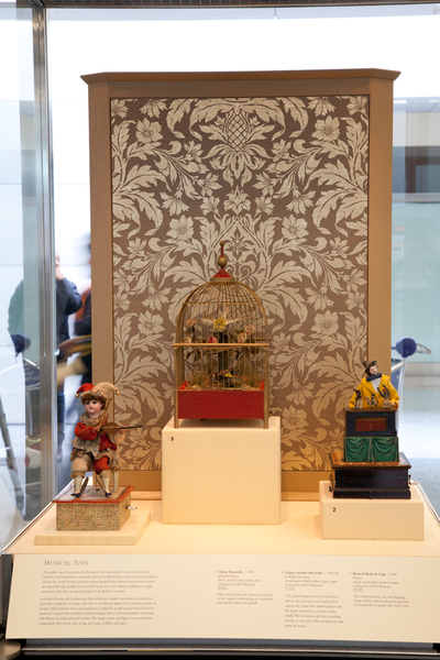 Image: Installation view of "Automata: Mechanical Wonders of the Nineteenth Century"