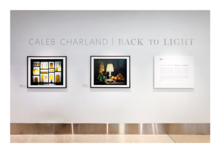 Image: Installation view of "Caleb Charland: Back to Light"