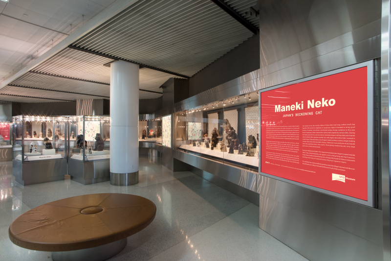 Image: Installation view of "Maneki Neko: Japan’s Beckoning Cat"