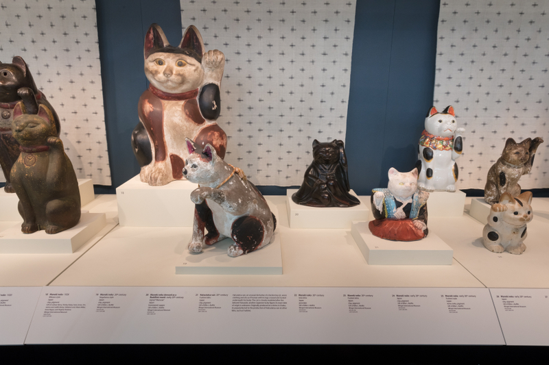 Image: Installation view of "Maneki Neko: Japan’s Beckoning Cat"