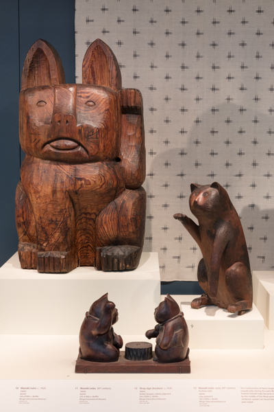 Image: Installation view of "Maneki Neko: Japan’s Beckoning Cat"