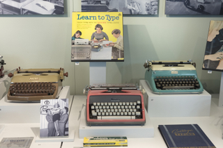 Image: Installation view of "The Typewriter: An Innovation in Writing"