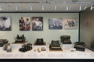 Image: Installation view of "The Typewriter: An Innovation in Writing"