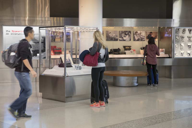 Image: Installation view of "The Typewriter: An Innovation in Writing"