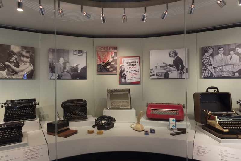 Image: Installation view of "The Typewriter: An Innovation in Writing"