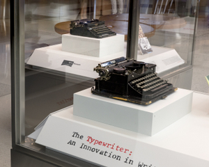 Image: Installation view of "The Typewriter: An Innovation in Writing"