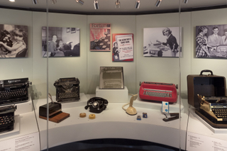 Image: Installation view of "The Typewriter: An Innovation in Writing"