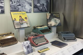 Image: Installation view of "The Typewriter: An Innovation in Writing"