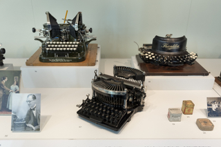 Image: Installation view of "The Typewriter: An Innovation in Writing"
