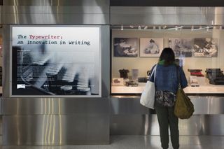 Image: Installation view of "The Typewriter: An Innovation in Writing"