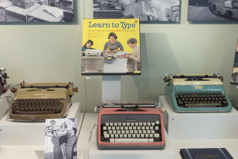 Image: Installation view of "The Typewriter: An Innovation in Writing"