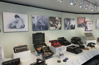 Image: Installation view of "The Typewriter: An Innovation in Writing"