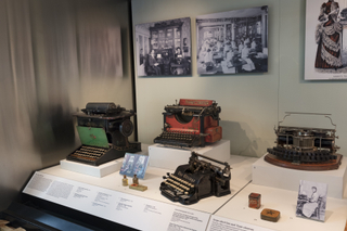 Image: Installation view of "The Typewriter: An Innovation in Writing"