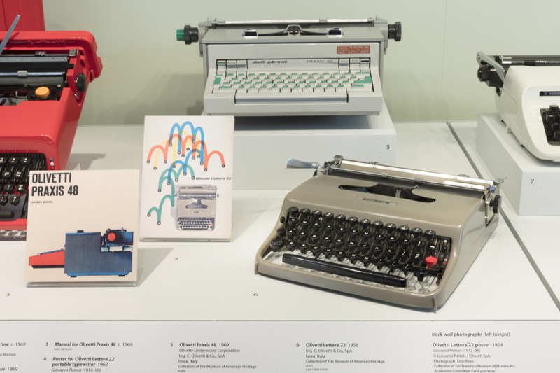 Image: Installation view of "The Typewriter: An Innovation in Writing"