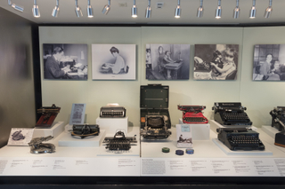 Image: Installation view of "The Typewriter: An Innovation in Writing"