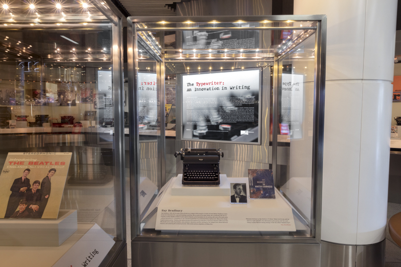 Image: Installation view of "The Typewriter: An Innovation in Writing"