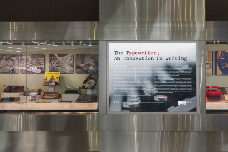 Image: Installation view of "The Typewriter: An Innovation in Writing"