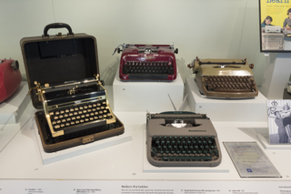 Image: Installation view of "The Typewriter: An Innovation in Writing"
