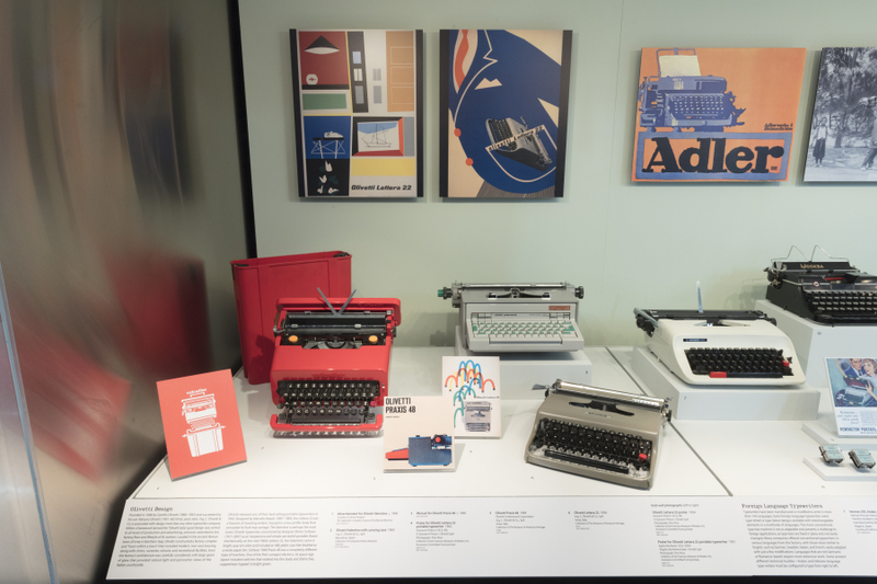 Image: Installation view of "The Typewriter: An Innovation in Writing"