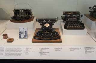 Image: Installation view of "The Typewriter: An Innovation in Writing"