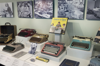 Image: Installation view of "The Typewriter: An Innovation in Writing"