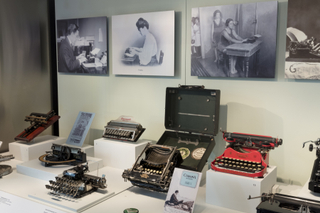 Image: Installation view of "The Typewriter: An Innovation in Writing"