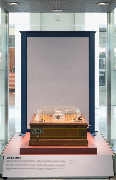 Image: Installation view of "The Automatic Age: Coin-Operated Machines"