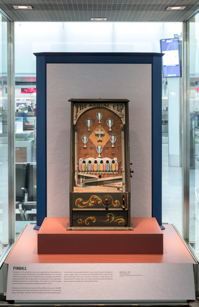 Image: Installation view of "The Automatic Age: Coin-Operated Machines"