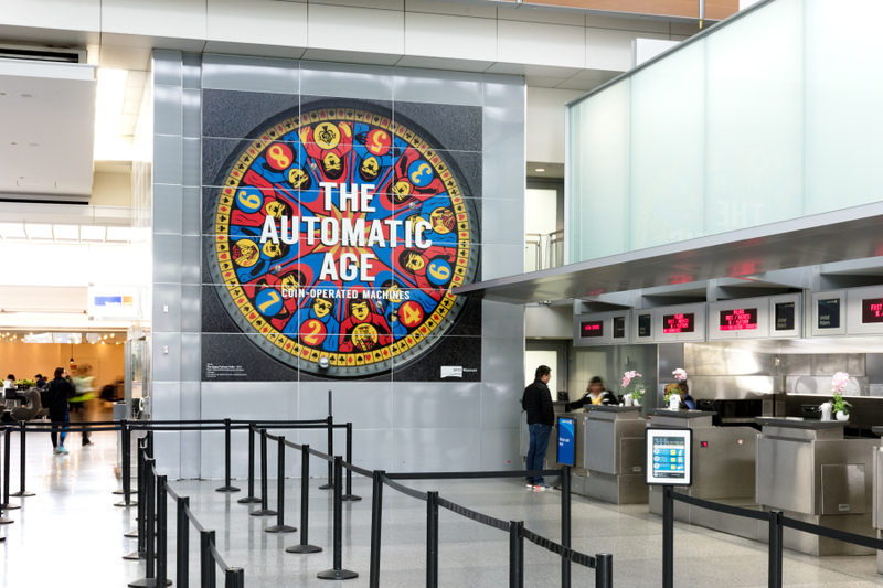 Image: Installation view of "The Automatic Age: Coin-Operated Machines"