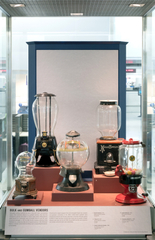 Image: Installation view of "The Automatic Age: Coin-Operated Machines"