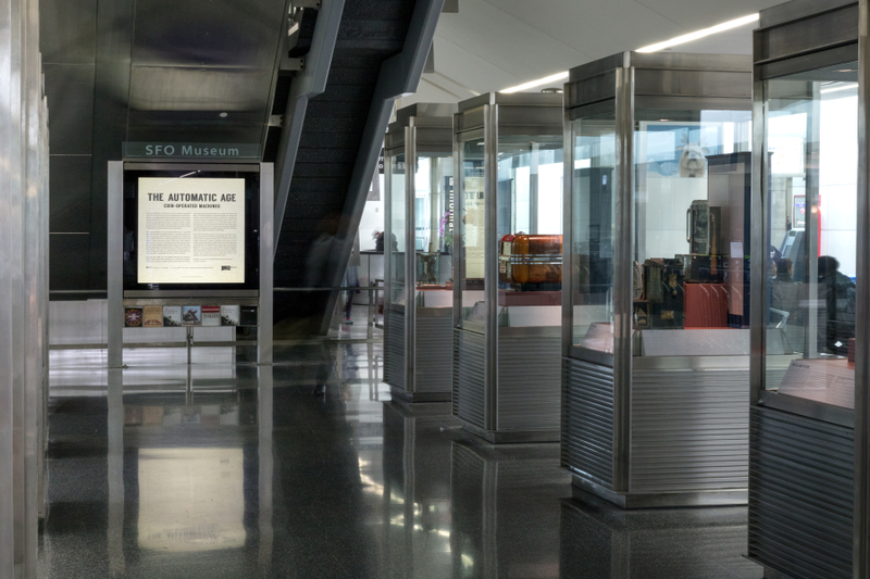 Image: Installation view of "The Automatic Age: Coin-Operated Machines"