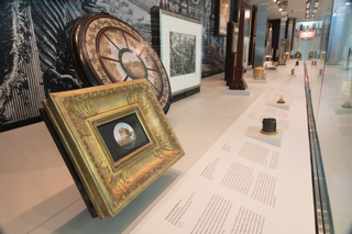 Installation view of "All Roads Lead to Rome: 17th - 19th Century Architectural Models from the Collection of Piraneseum"