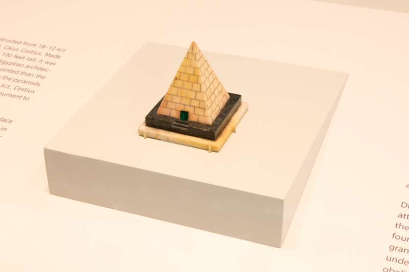 Image: Installation view of "All Roads Lead to Rome: 17th - 19th Century Architectural Models from the Collection of Piraneseum"
