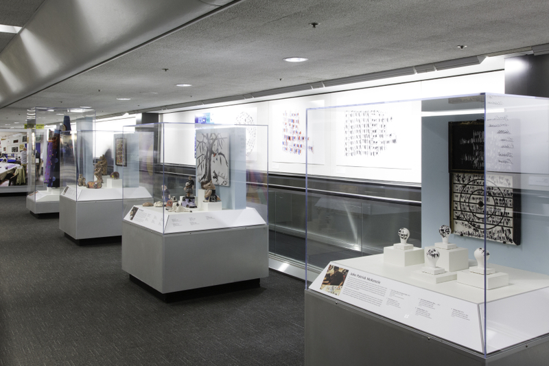 Image: Installation view of "Celebrating a Vision: Art & Disability"