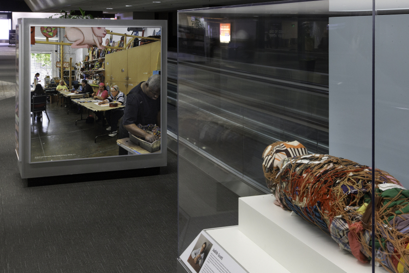 Image: Installation view of "Celebrating a Vision: Art & Disability"